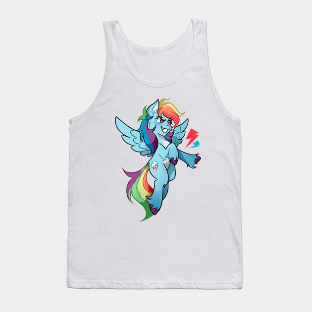 Rainbow Dash My little pony Tank Top by gaypompeii